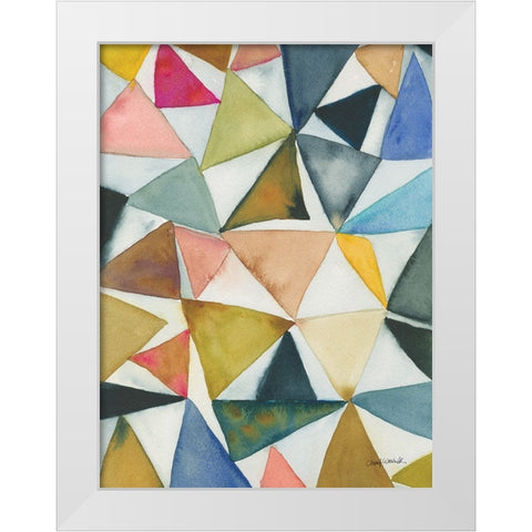 Tilt Shift I White Modern Wood Framed Art Print by Warrick, Cheryl