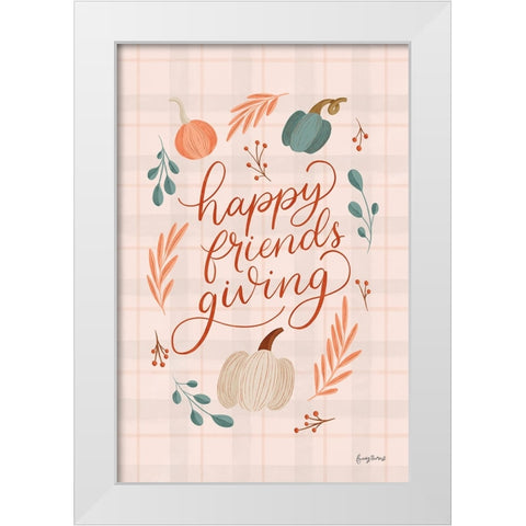 Friendsgiving II White Modern Wood Framed Art Print by Thorns, Becky