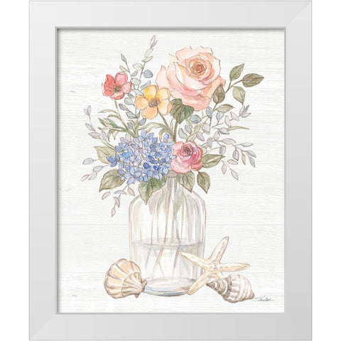 Coastal Cottage V White Modern Wood Framed Art Print by Vassileva, Silvia