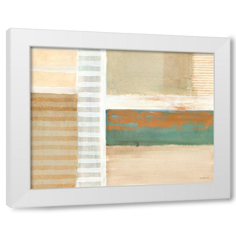 A Sort of View White Modern Wood Framed Art Print by Nai, Danhui