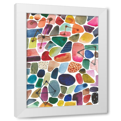 Alchemy I White Modern Wood Framed Art Print by Warrick, Cheryl