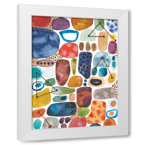 Alchemy II White Modern Wood Framed Art Print by Warrick, Cheryl