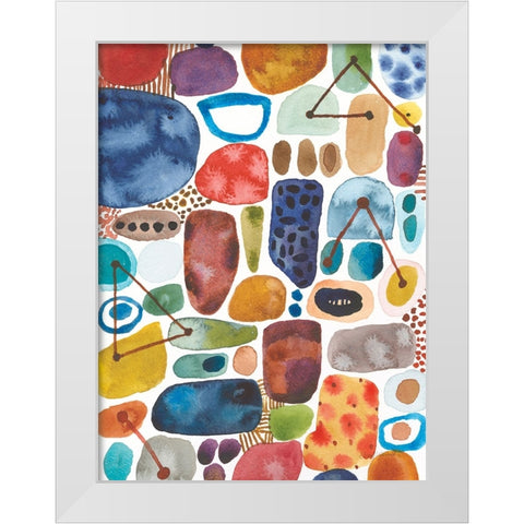 Alchemy II White Modern Wood Framed Art Print by Warrick, Cheryl