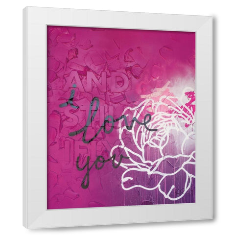 And Still I Fly White Modern Wood Framed Art Print by Youngstrom, Kent