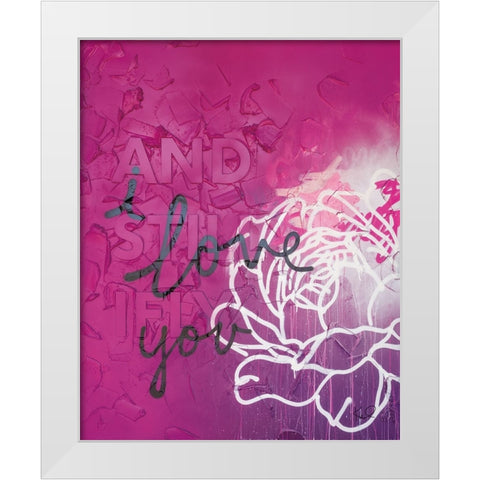 And Still I Fly White Modern Wood Framed Art Print by Youngstrom, Kent