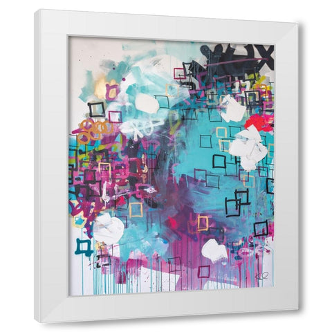 Ticking All the Boxes White Modern Wood Framed Art Print by Youngstrom, Kent