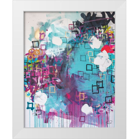 Ticking All the Boxes White Modern Wood Framed Art Print by Youngstrom, Kent