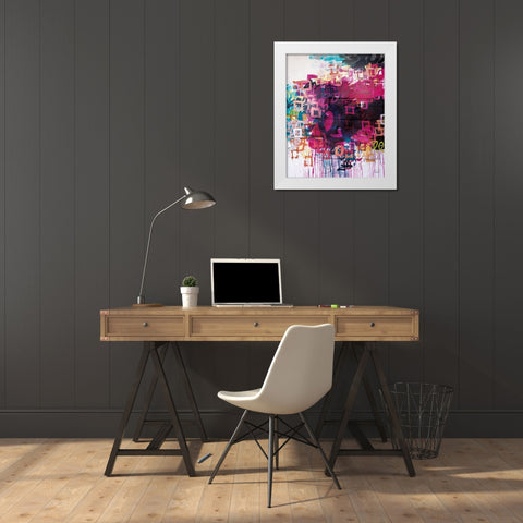 Ticking All the Boxes II White Modern Wood Framed Art Print by Youngstrom, Kent