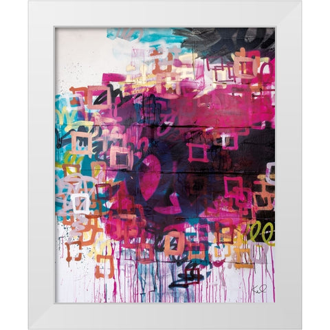 Ticking All the Boxes II White Modern Wood Framed Art Print by Youngstrom, Kent