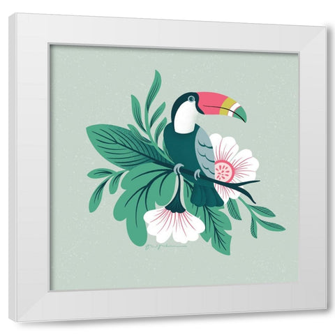Lush Life II White Modern Wood Framed Art Print by Graham, Gia