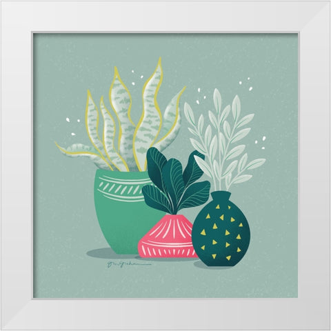 Lush Life VIII White Modern Wood Framed Art Print by Graham, Gia