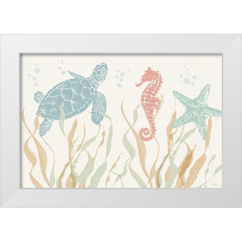 Seaside Style I White Modern Wood Framed Art Print by Tavoletti, Anne