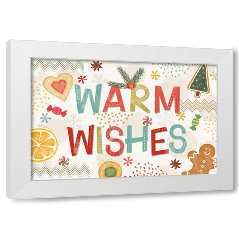 Sweet Treats I White Modern Wood Framed Art Print by Charron, Veronique