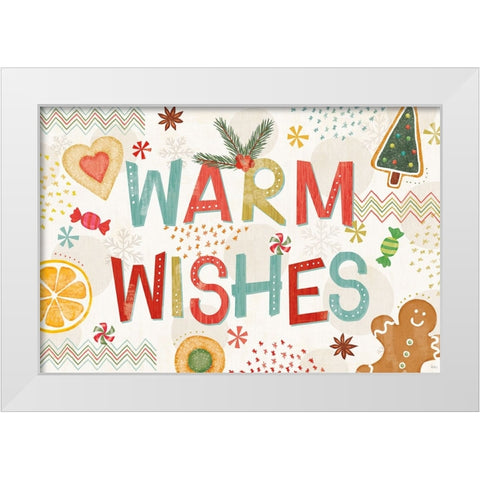 Sweet Treats I White Modern Wood Framed Art Print by Charron, Veronique