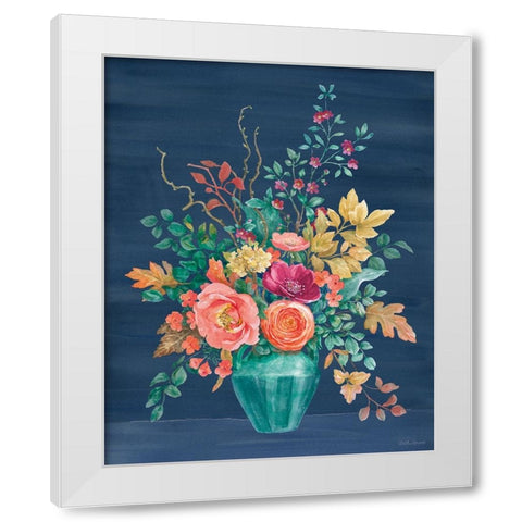 Floral Drama III White Modern Wood Framed Art Print by Grove, Beth