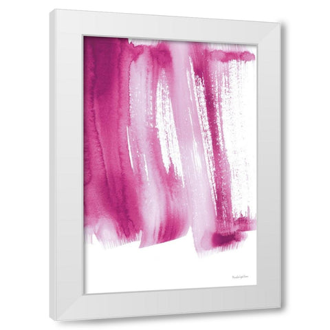 Bold Neon I White Modern Wood Framed Art Print by Charro, Mercedes Lopez