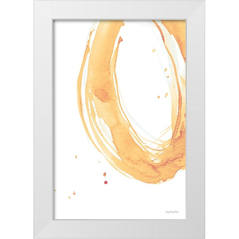 Bold Neon II White Modern Wood Framed Art Print by Charro, Mercedes Lopez