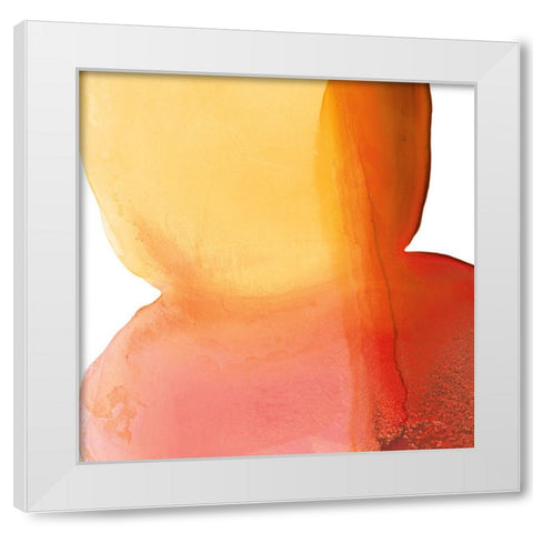 Bright Swishes II White Modern Wood Framed Art Print by Rhue, Piper