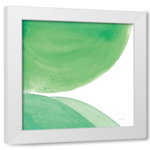 Bright Pools II White Modern Wood Framed Art Print by Rhue, Piper