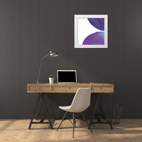 Bright Pools III White Modern Wood Framed Art Print by Rhue, Piper