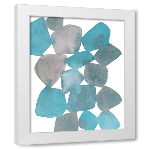 Boho Beautiful II Blue White Modern Wood Framed Art Print by Hershey, Moira