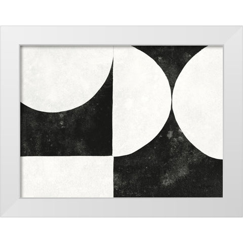 Strand VI BW White Modern Wood Framed Art Print by Nai, Danhui