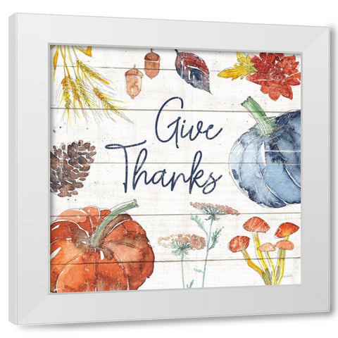 Fall Flair VI Shiplap White Modern Wood Framed Art Print by Tavoletti, Anne