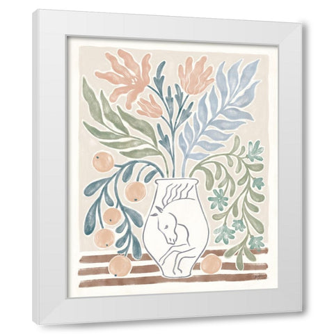 Cyprus V Neutral White Modern Wood Framed Art Print by Penner, Janelle