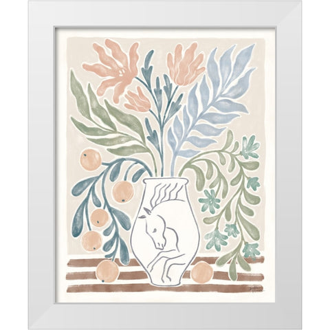 Cyprus V Neutral White Modern Wood Framed Art Print by Penner, Janelle