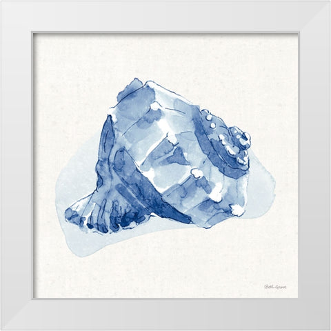 Seaside X Blue White Modern Wood Framed Art Print by Grove, Beth
