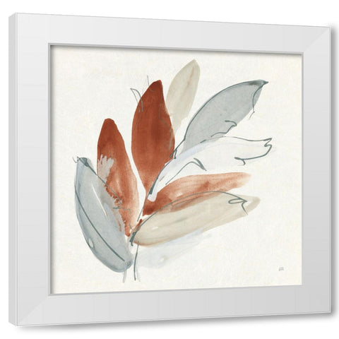 From the Forest I Rust White Modern Wood Framed Art Print by Paschke, Chris