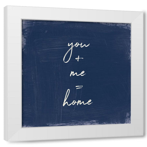 My Home Inspiration I Indigo White Modern Wood Framed Art Print by Portfolio, Wild Apple