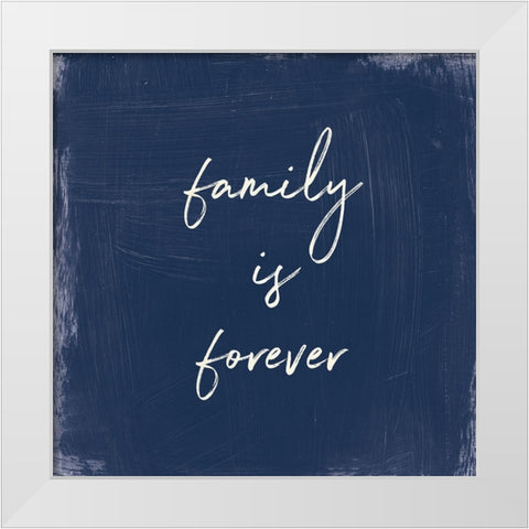 My Home Inspiration III Indigo White Modern Wood Framed Art Print by Portfolio, Wild Apple