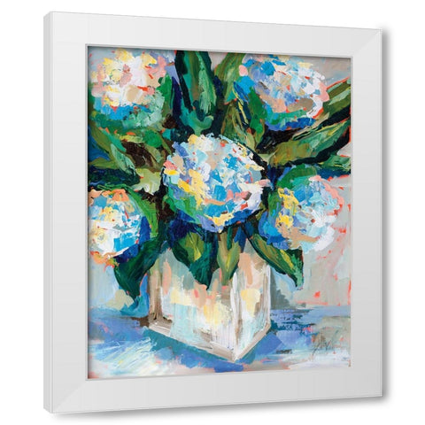 White Wash White Modern Wood Framed Art Print by Vertentes, Jeanette