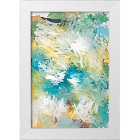 Vibrancy White Modern Wood Framed Art Print by Youngstrom, Kent