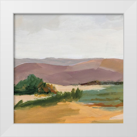 Nature Walk II White Modern Wood Framed Art Print by Munger, Pamela