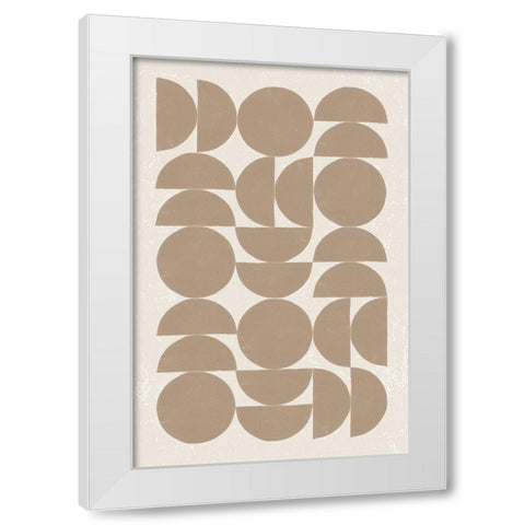 Make it Mod II v2 White Modern Wood Framed Art Print by Hershey, Moira