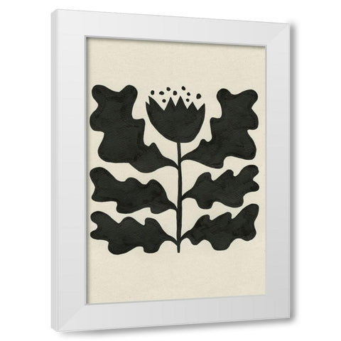 Delighted IV Vertical White Modern Wood Framed Art Print by Hershey, Moira