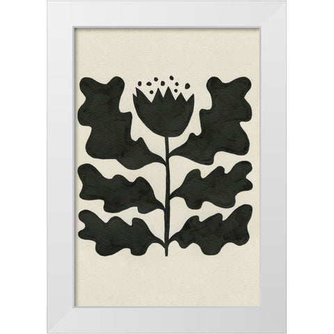 Delighted IV Vertical White Modern Wood Framed Art Print by Hershey, Moira