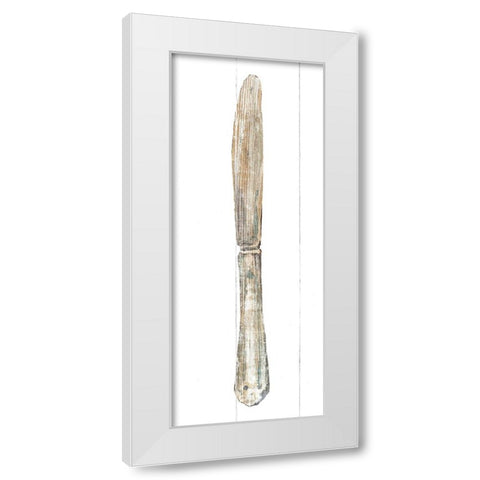 Setting the Table III Light White Modern Wood Framed Art Print by Wild Apple Portfolio