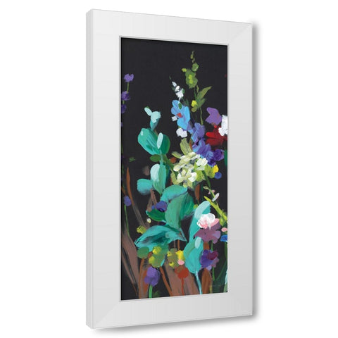 Brightness Flowering Panel I White Modern Wood Framed Art Print by Nai, Danhui