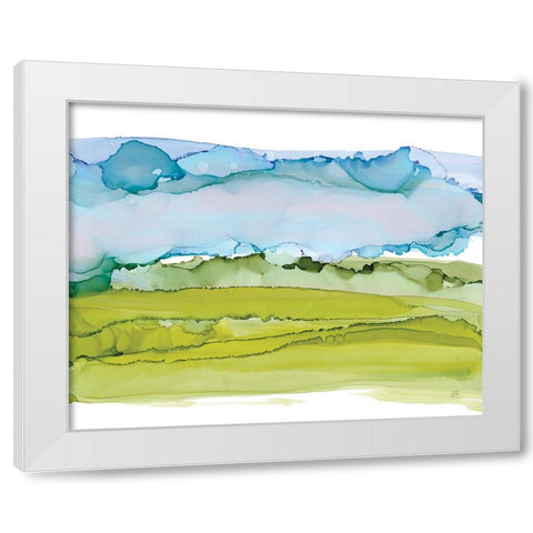 Tinted Sky I White Modern Wood Framed Art Print by Paschke, Chris