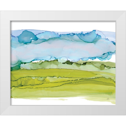 Tinted Sky I White Modern Wood Framed Art Print by Paschke, Chris