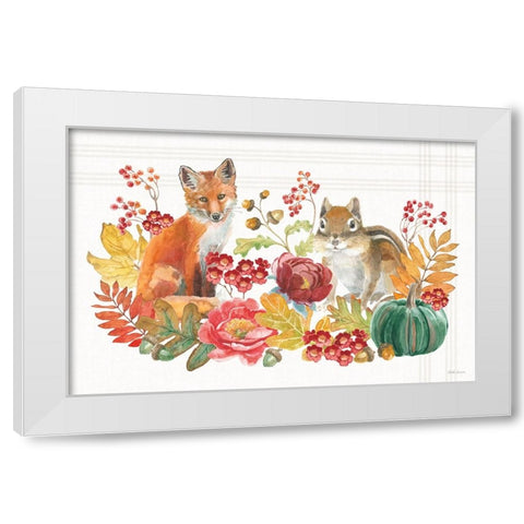 Wooded Harvest I White Modern Wood Framed Art Print by Grove, Beth