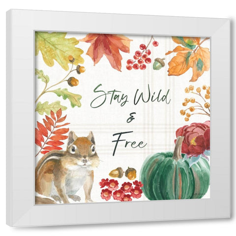 Wooded Harvest VI White Modern Wood Framed Art Print by Grove, Beth