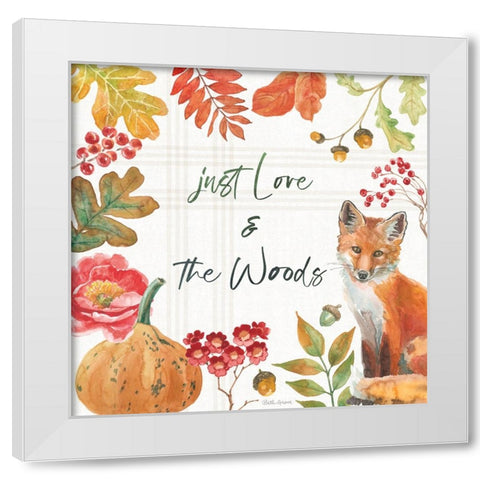 Wooded Harvest VII White Modern Wood Framed Art Print by Grove, Beth