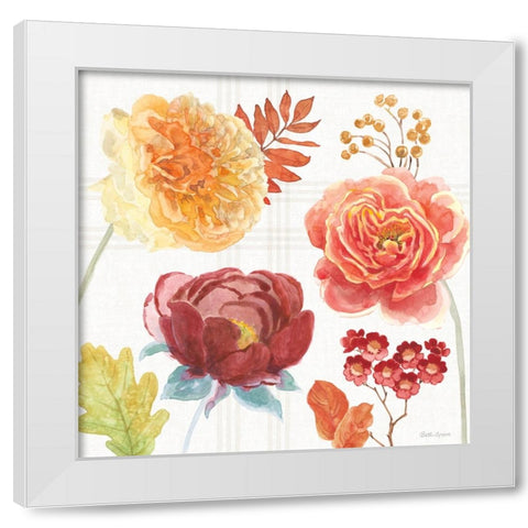 Wooded Harvest VIII White Modern Wood Framed Art Print by Grove, Beth