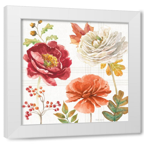 Wooded Harvest IX White Modern Wood Framed Art Print by Grove, Beth