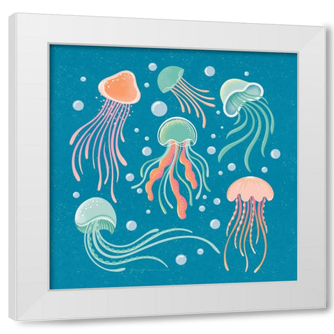 Under the Sea IV White Modern Wood Framed Art Print by Graham, Gia