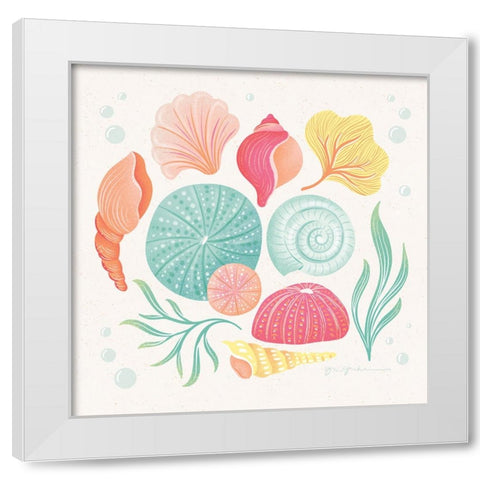 Under the Sea VI White Modern Wood Framed Art Print by Graham, Gia